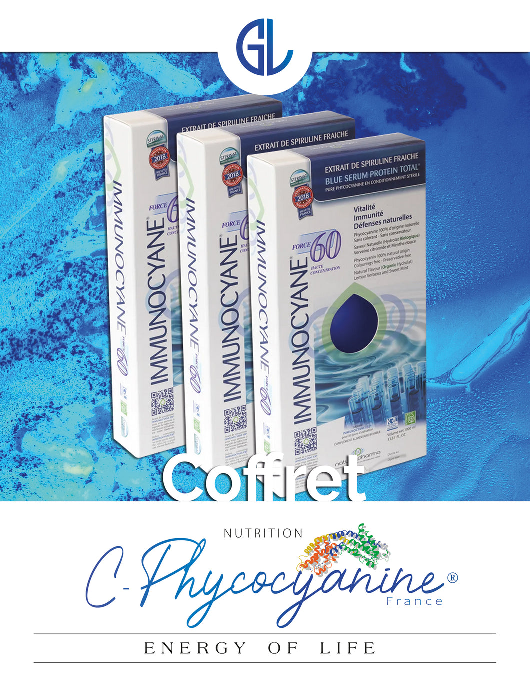 COFFRET «Phycocyanine 60»